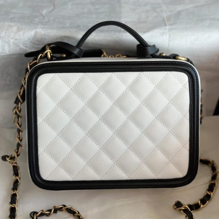 Ch**el Medium Filigree Makeup Case