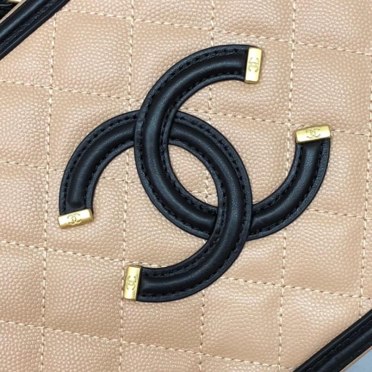 Ch**el Medium Filigree Makeup Case