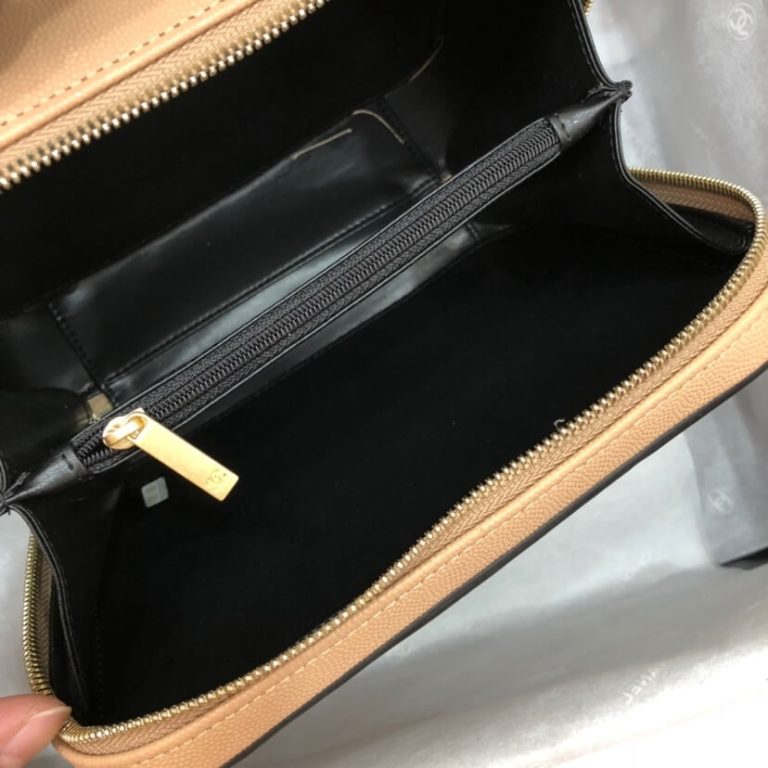Ch**el Medium Filigree Makeup Case