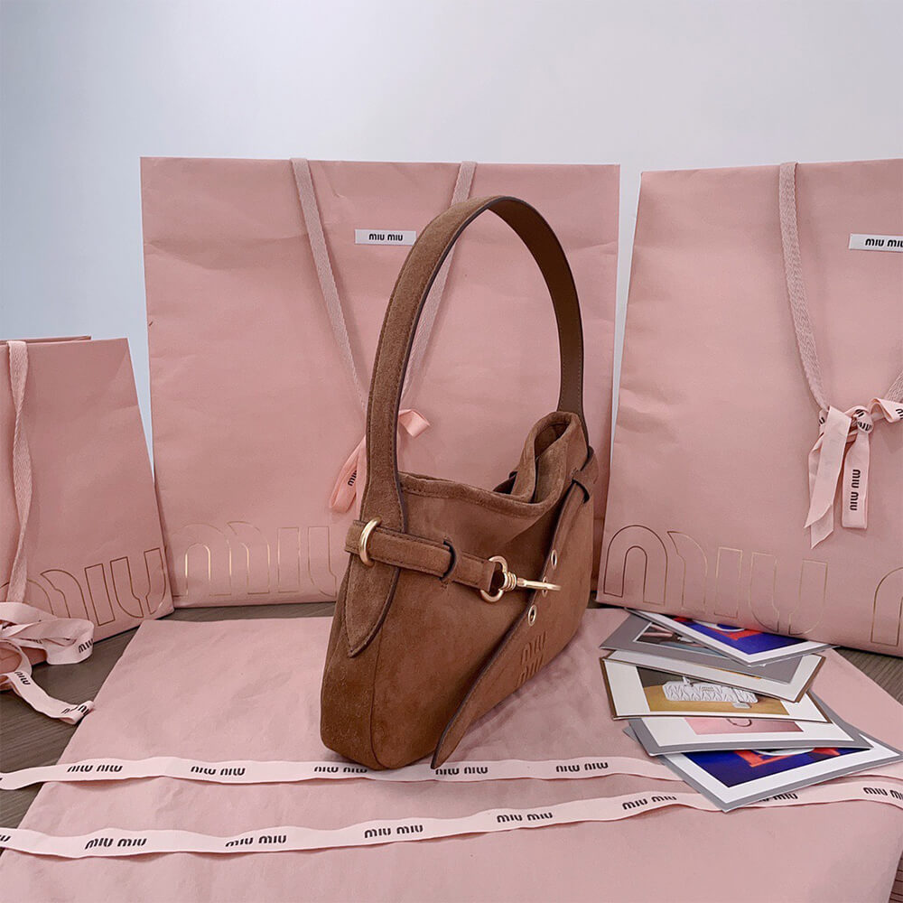 M1um1u Regular Aventure suede bag(HIGH-END GRADE)