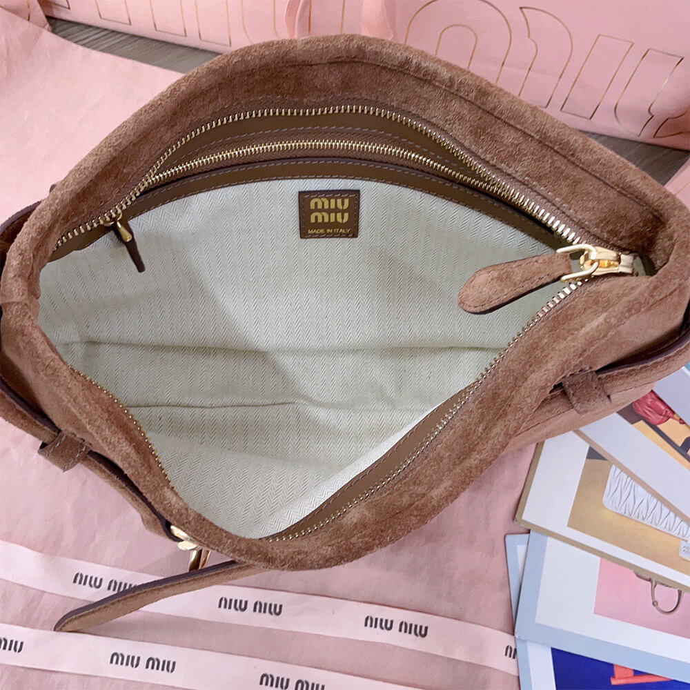M1um1u Regular Aventure suede bag(HIGH-END GRADE)