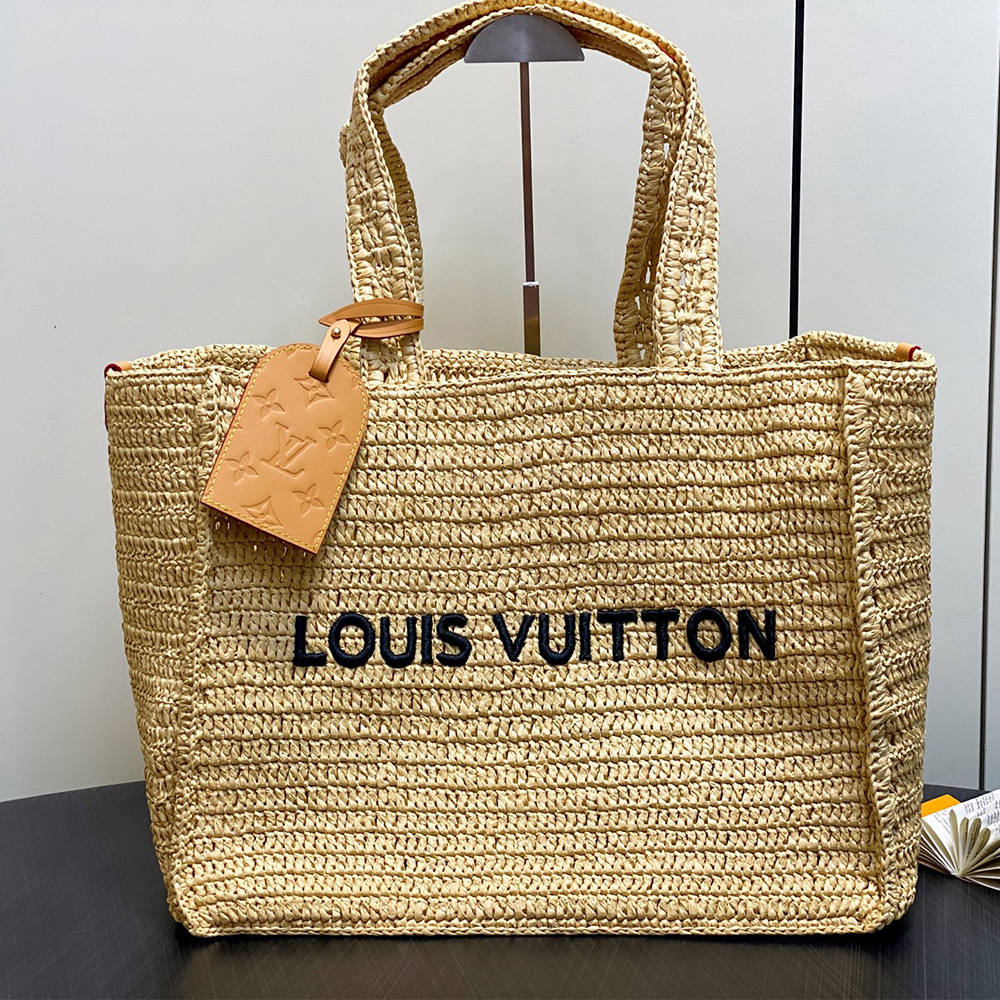 LV SUMMER SHOPPER TOTE MEDIUM BAG(HIGH-END GRADE)