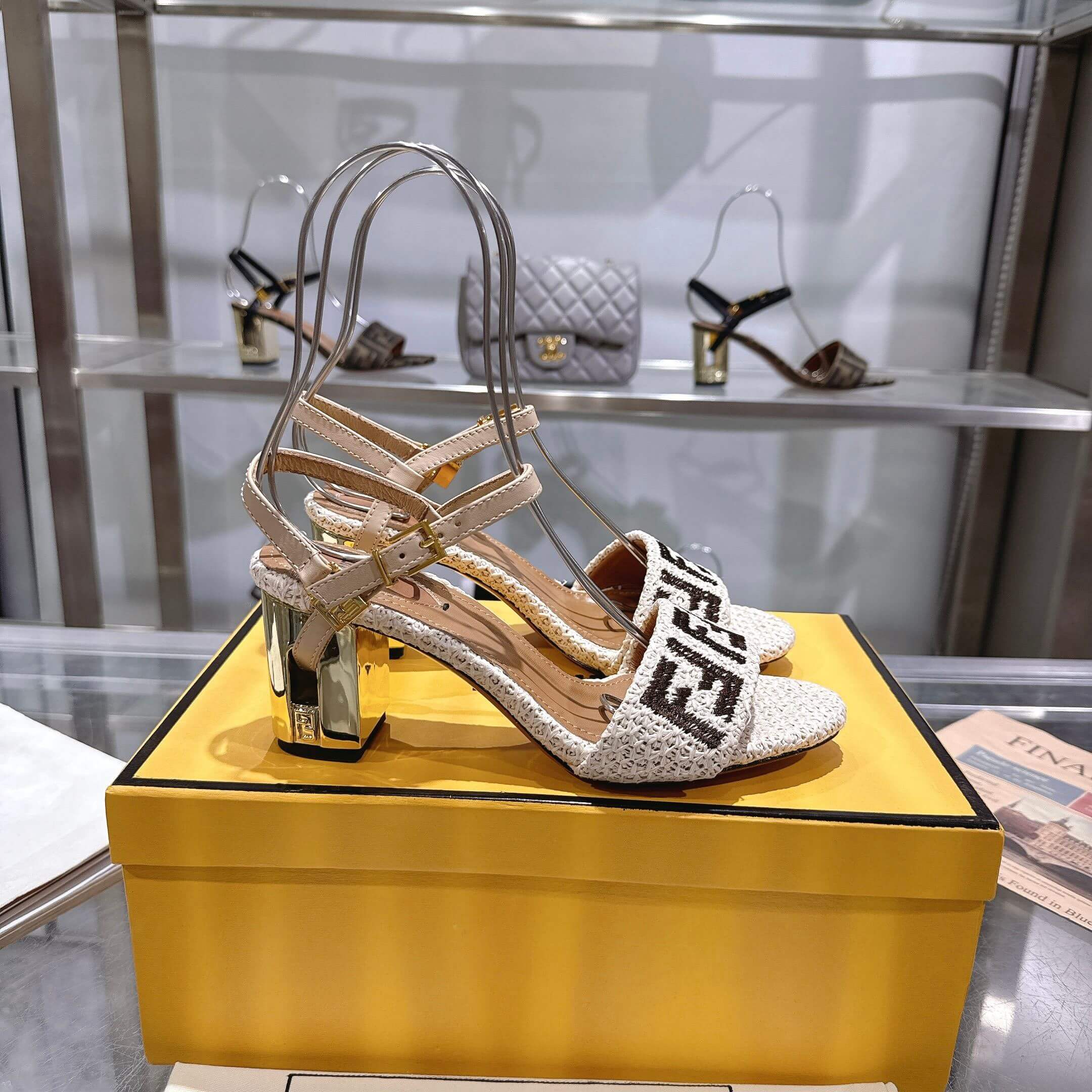 F**di FF high-heeled sandals