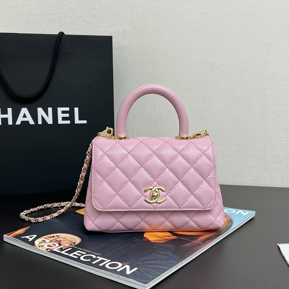 Ch**el MINI COCO Handle Bag(HIGH-END GRADE)