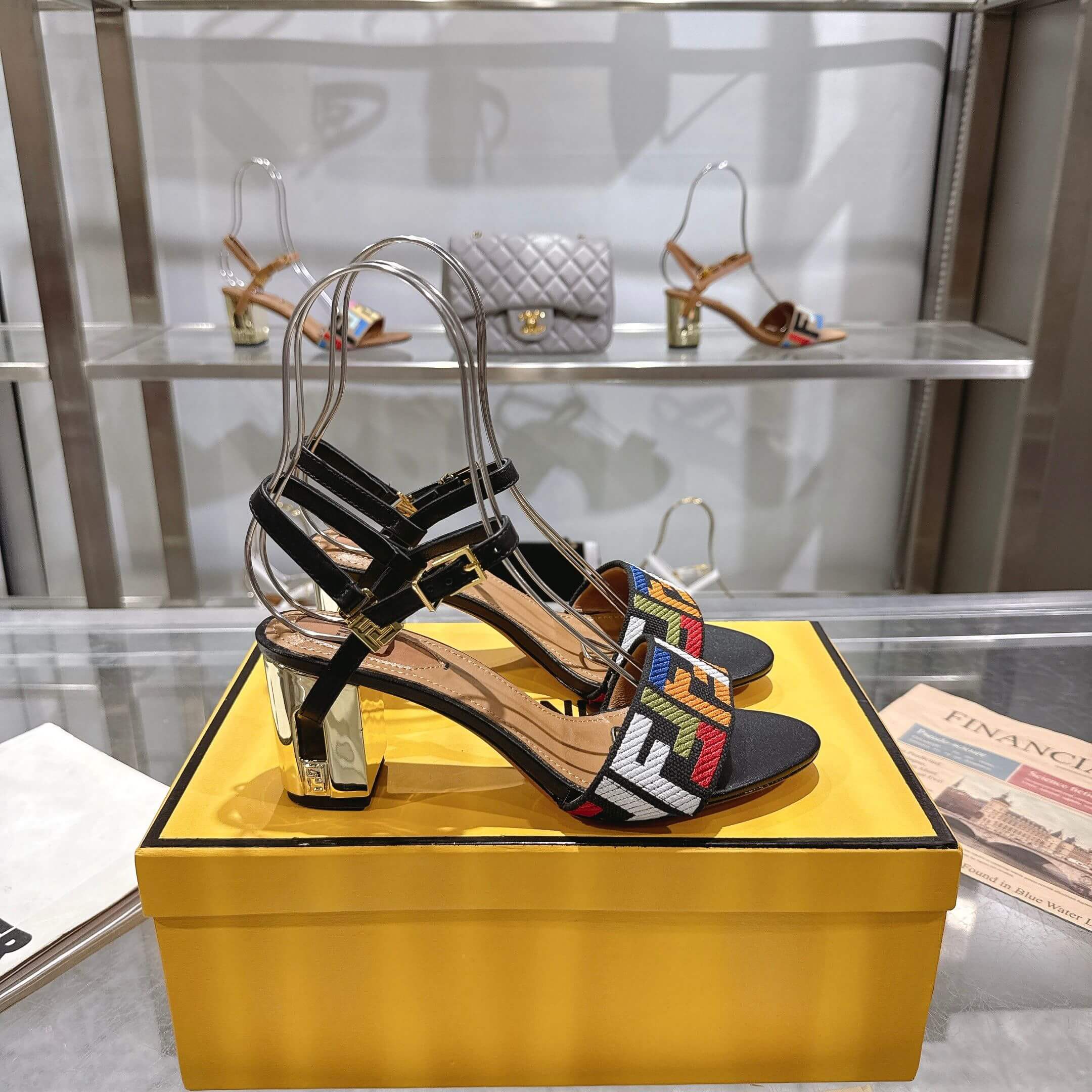F**di FF high-heeled sandals