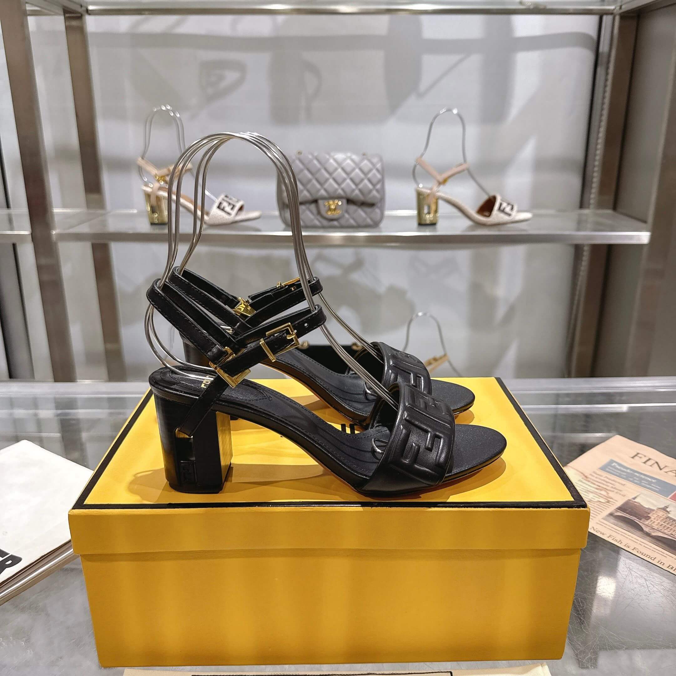 F**di FF high-heeled sandals