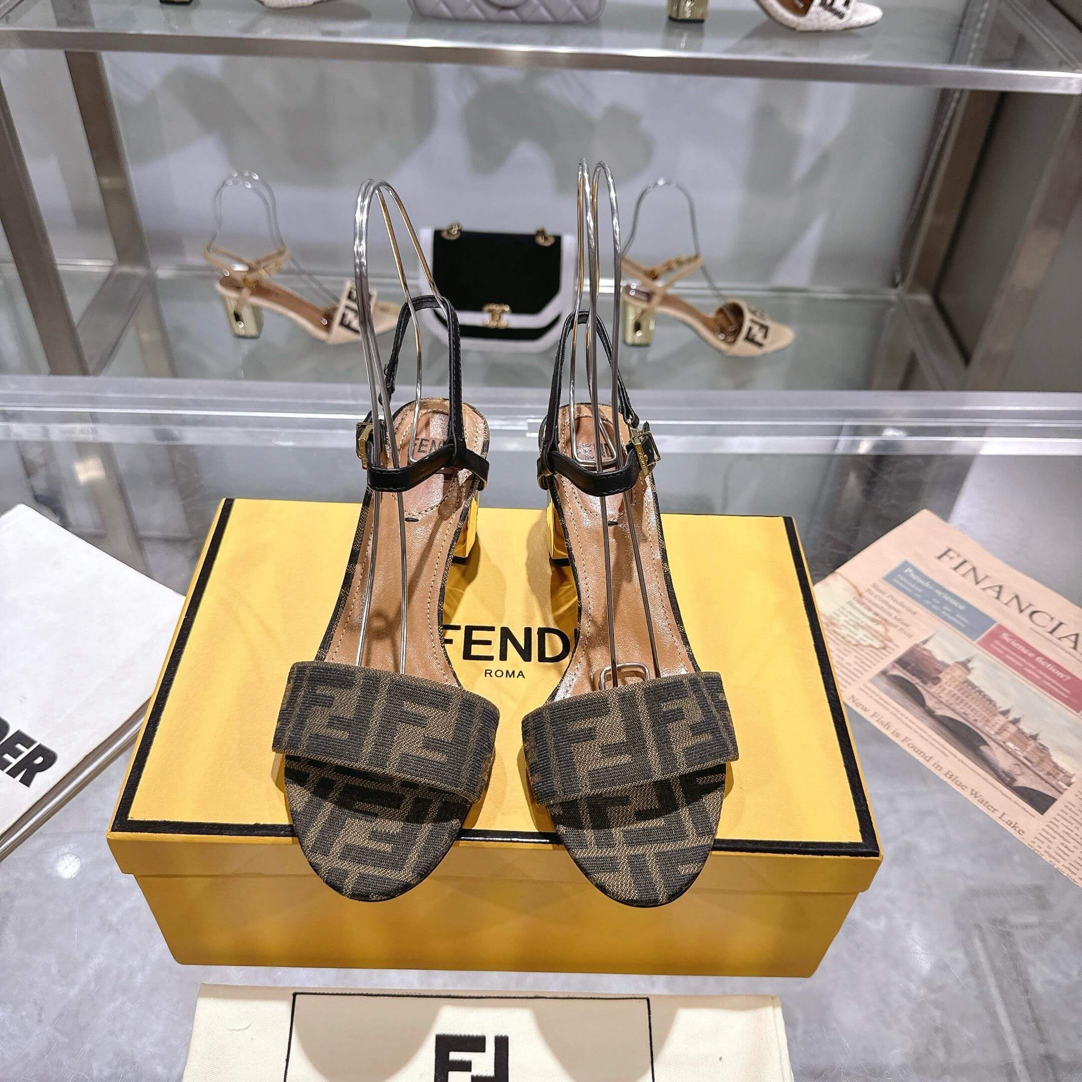 F**di FF high-heeled sandals
