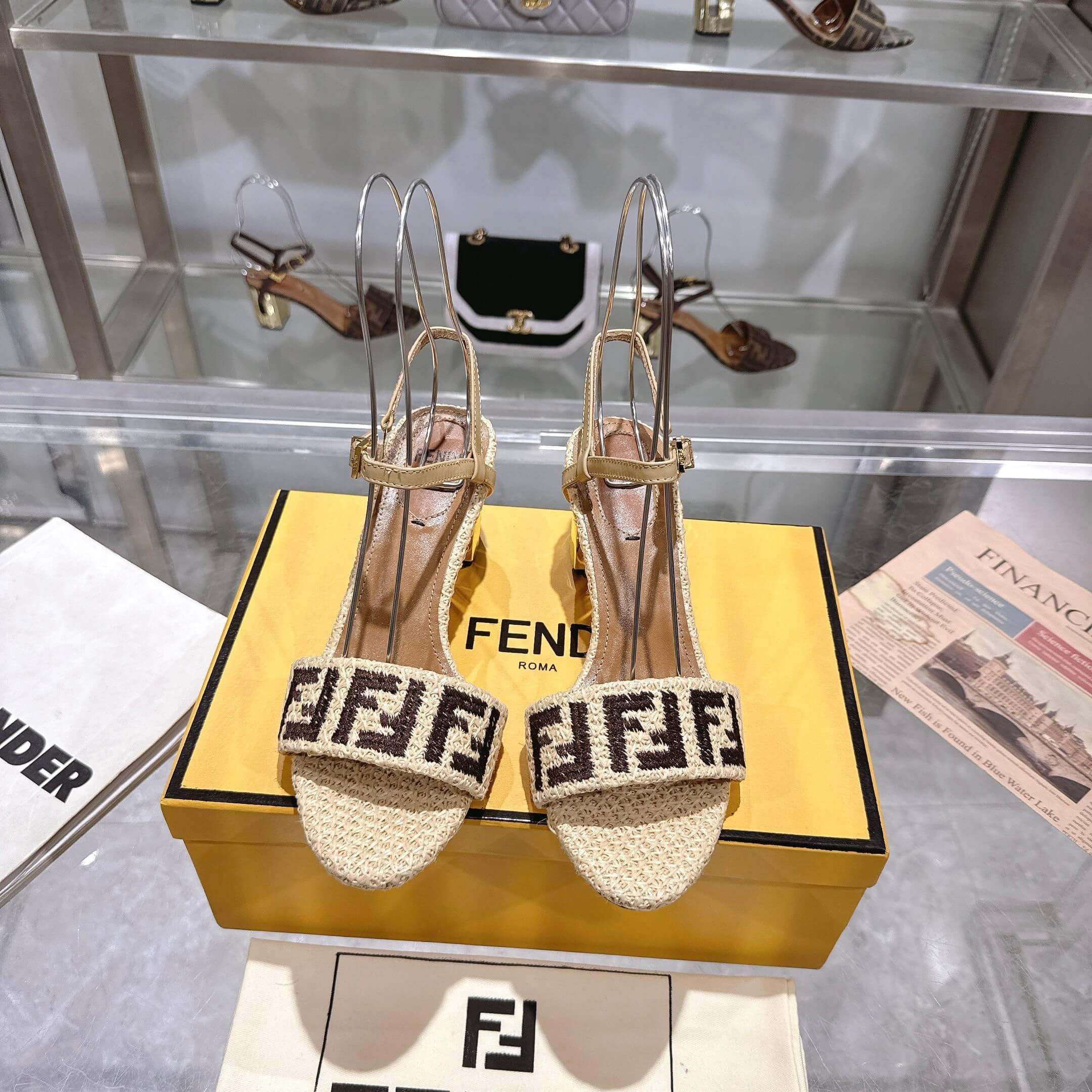 F**di FF high-heeled sandals
