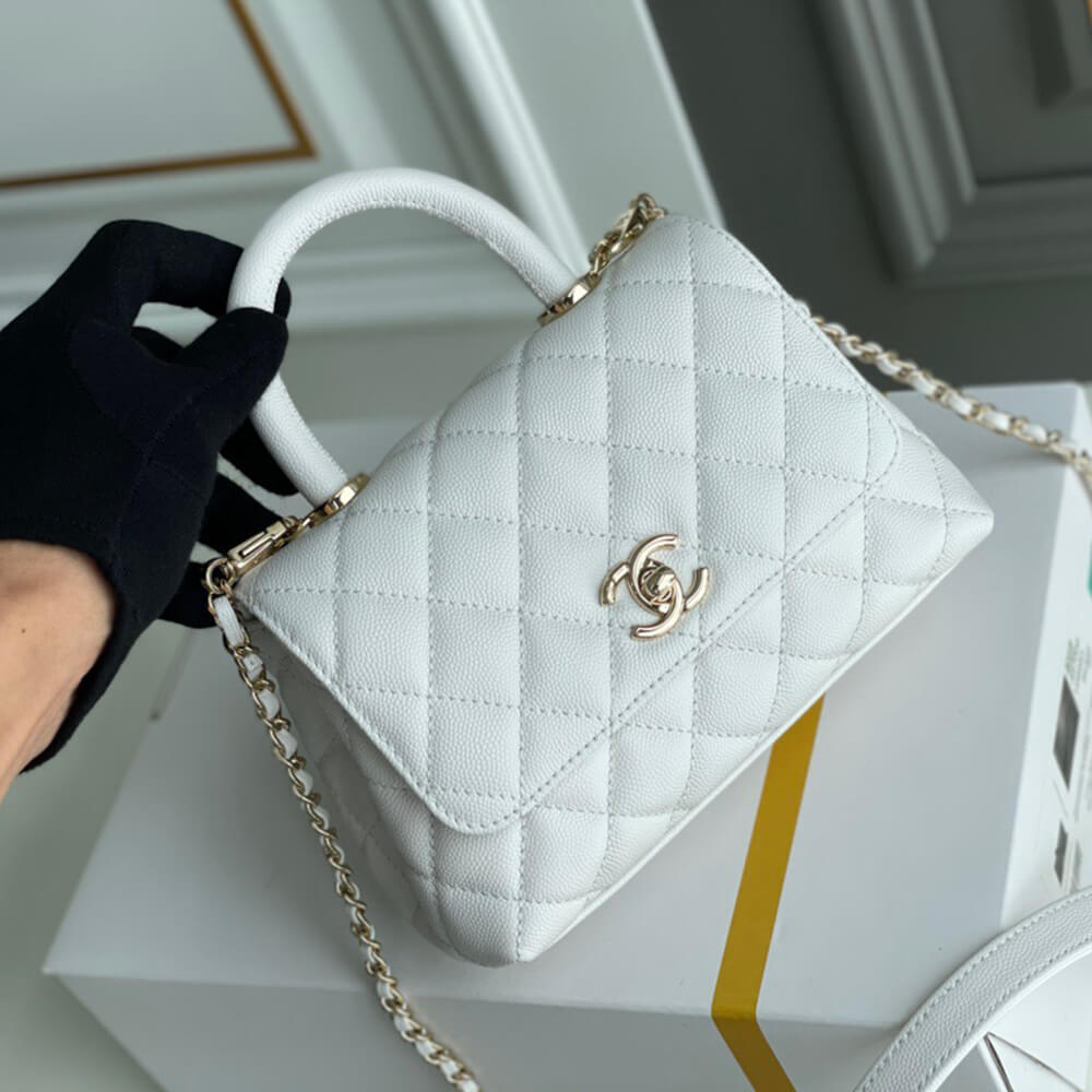 Ch**el MINI COCO Handle Bag(HIGH-END GRADE)