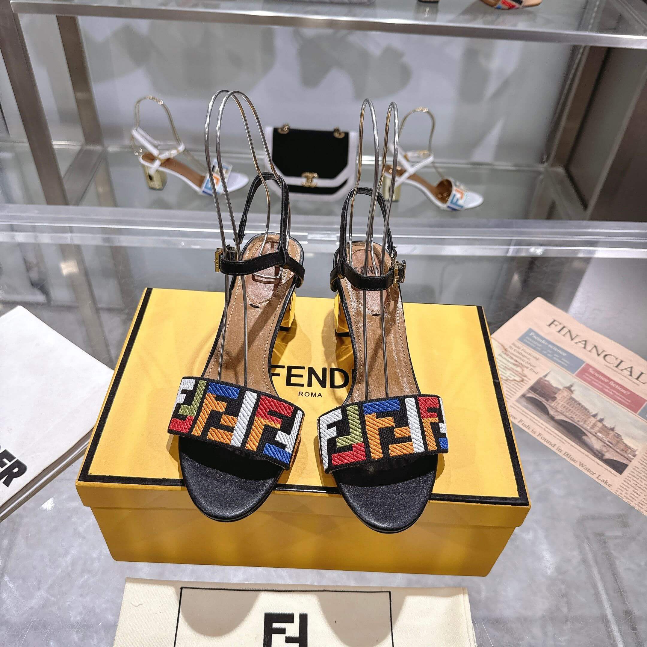 F**di FF high-heeled sandals