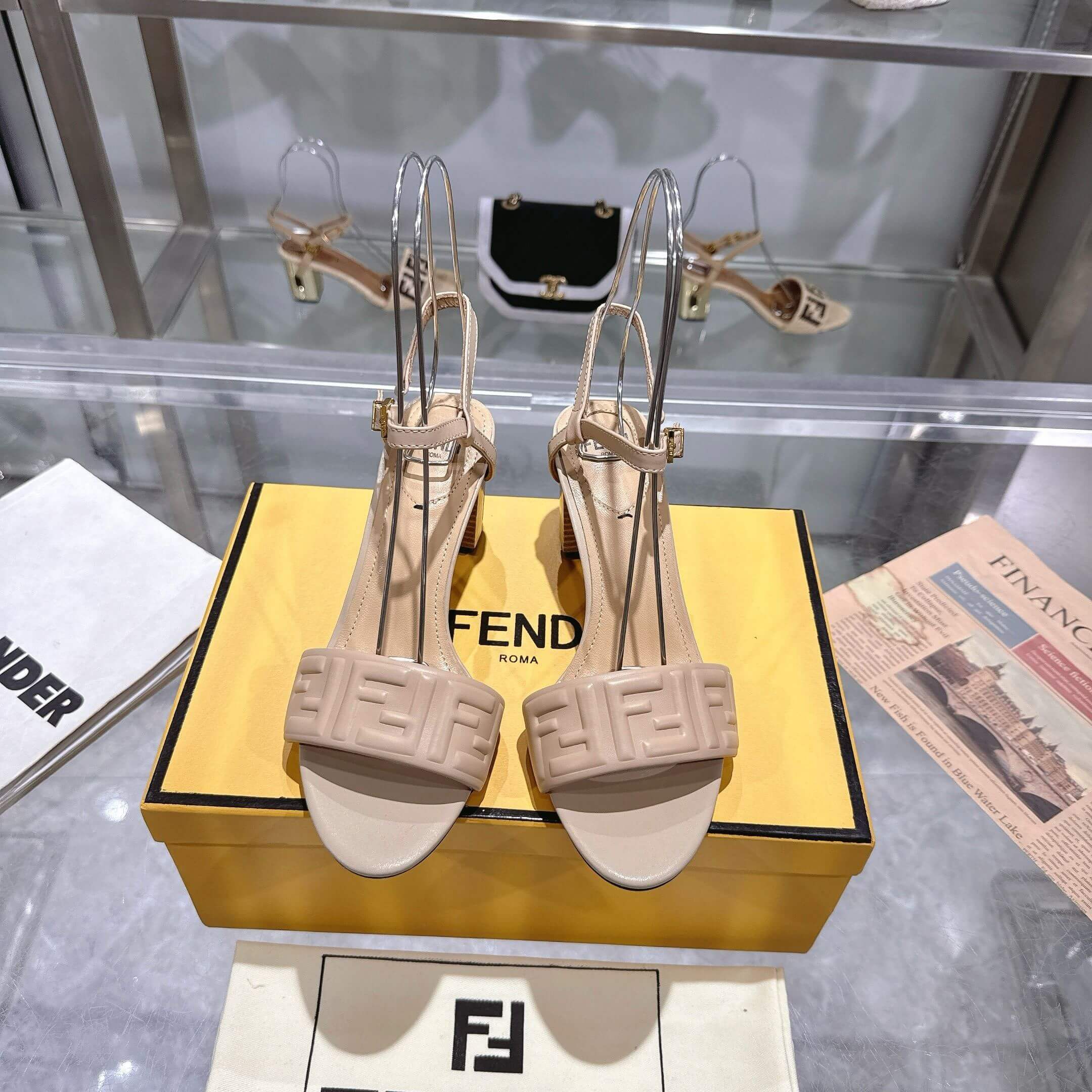 F**di FF high-heeled sandals