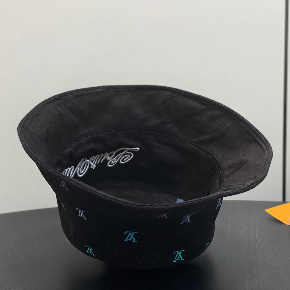 lv blason shading De*1m reversible bucket hat