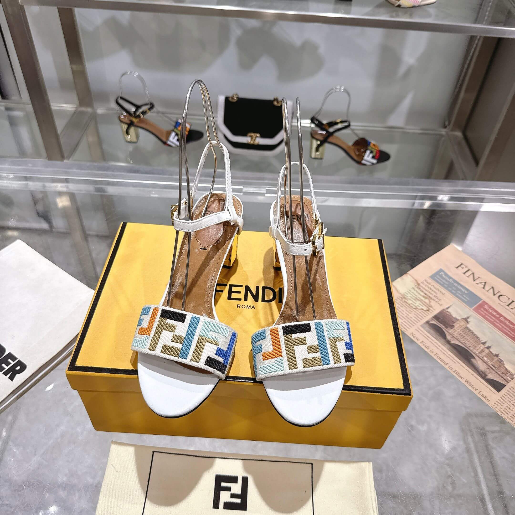 F**di FF high-heeled sandals