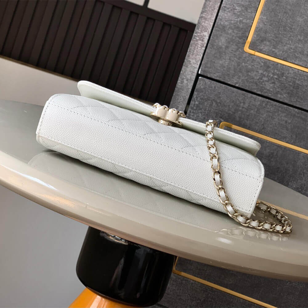 Ch**el Large Flap Bag With Top Handle(high-end grade)