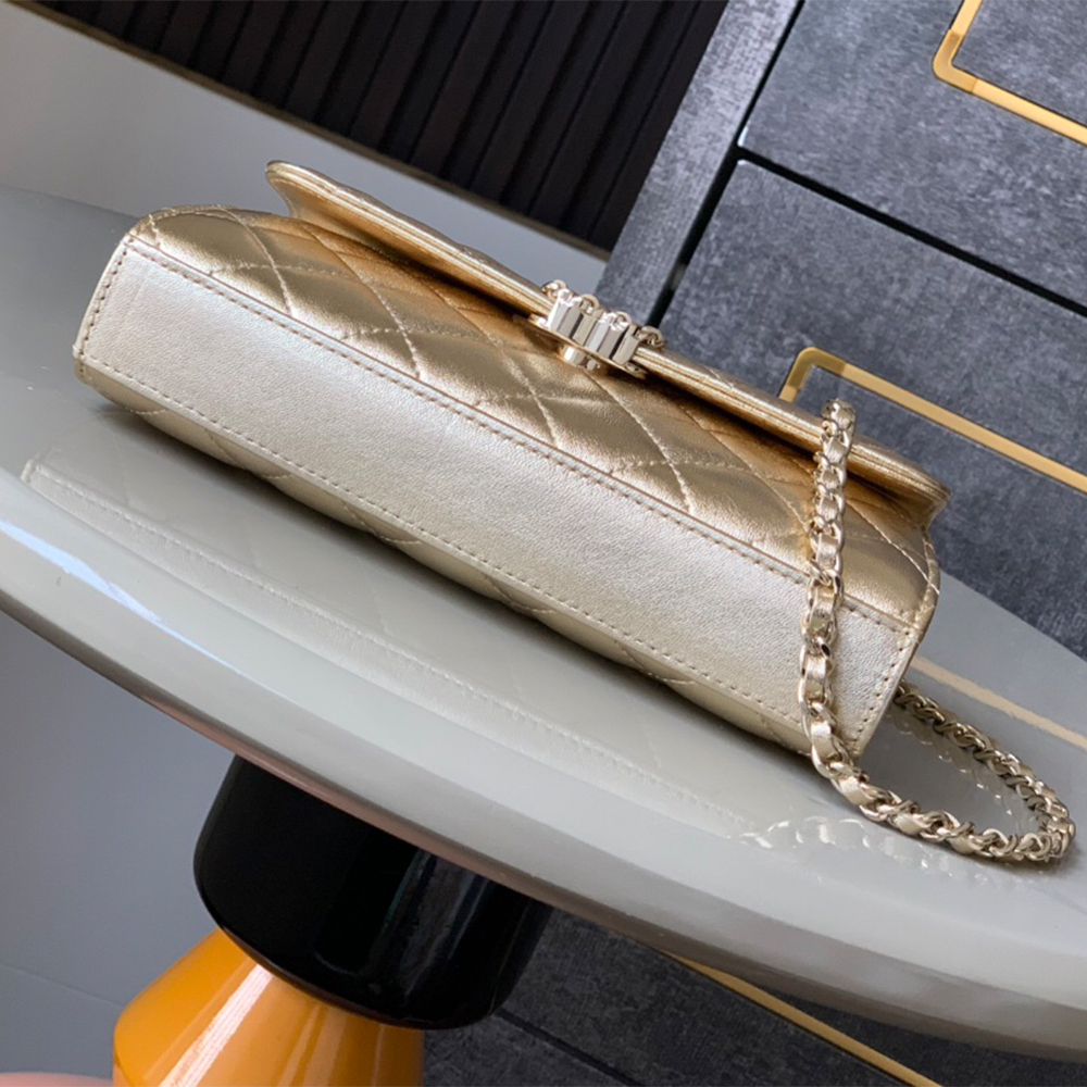 Ch**el Large Flap Bag With Top Handle(high-end grade)