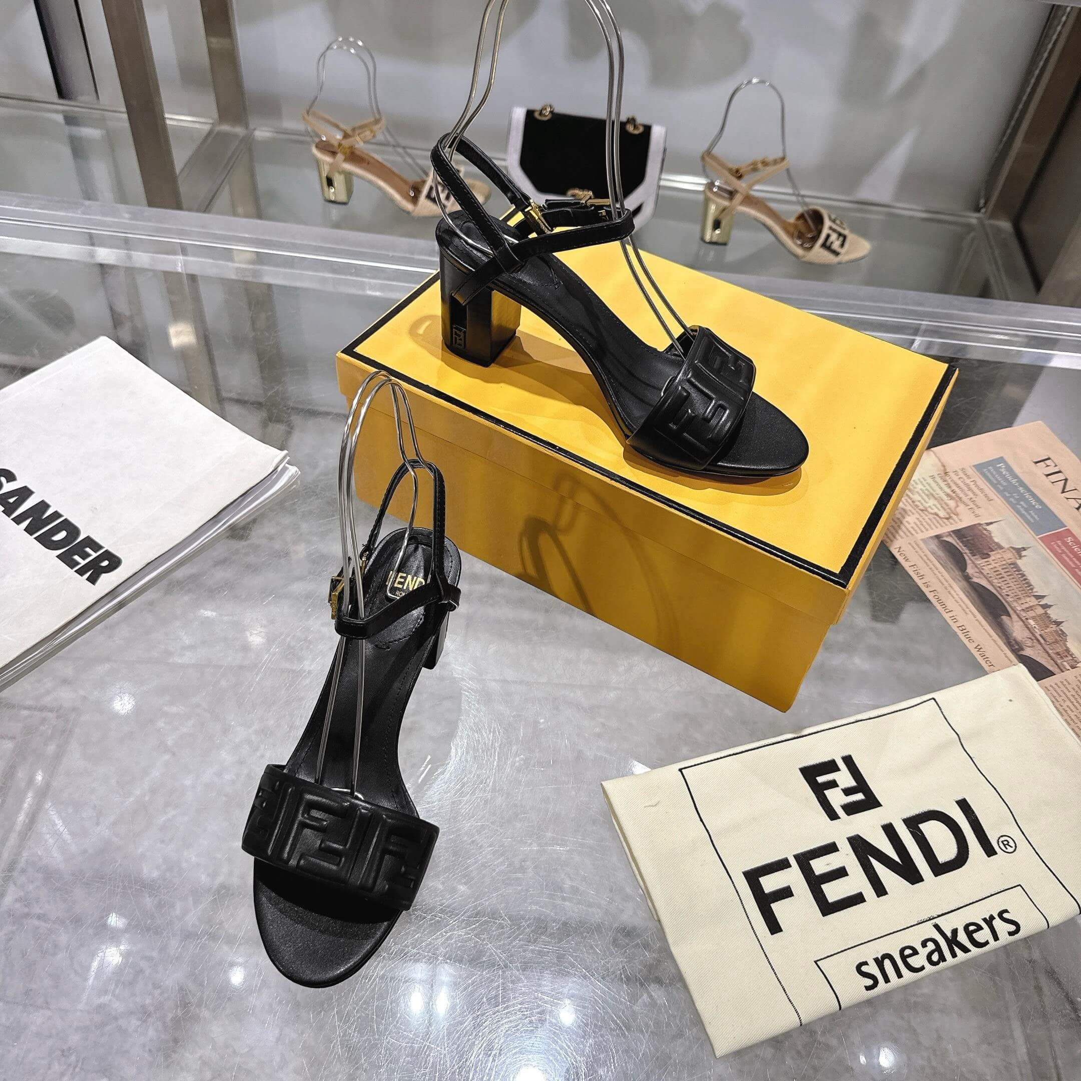 F**di FF high-heeled sandals