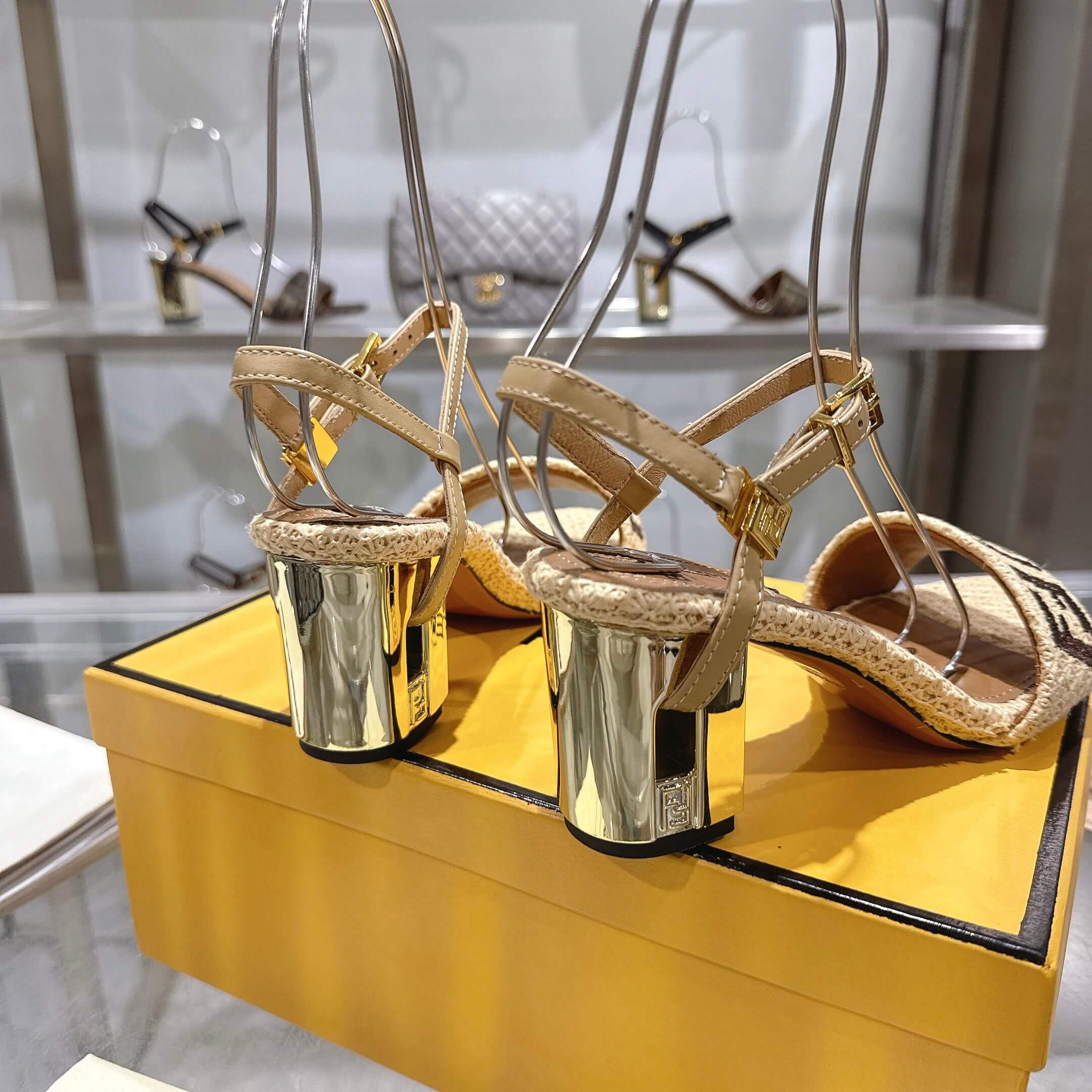 F**di FF high-heeled sandals
