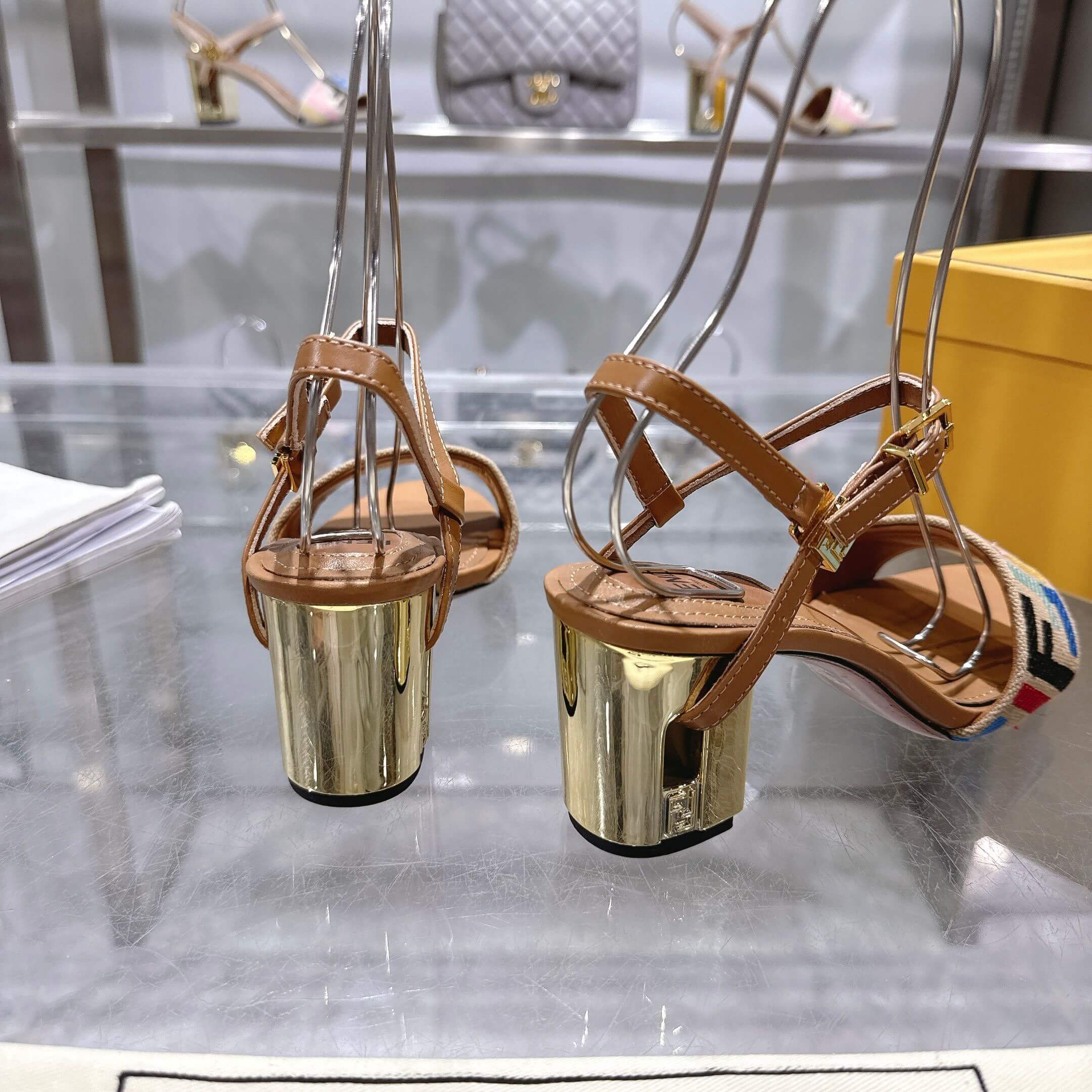 F**di FF high-heeled sandals