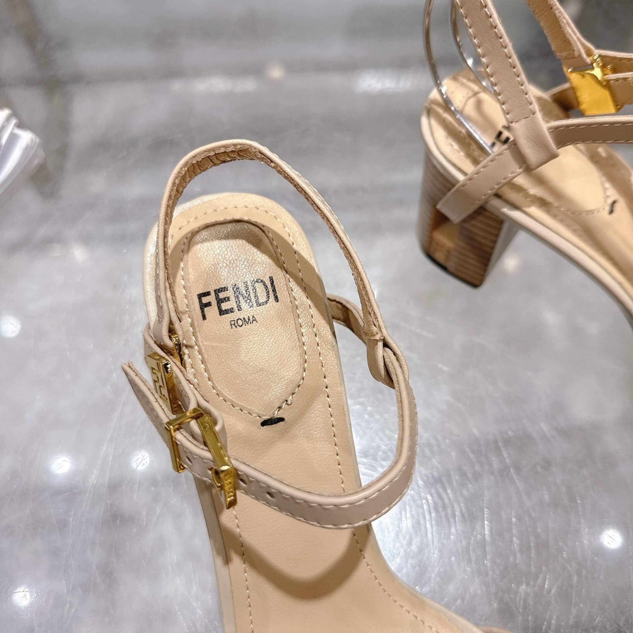 F**di FF high-heeled sandals