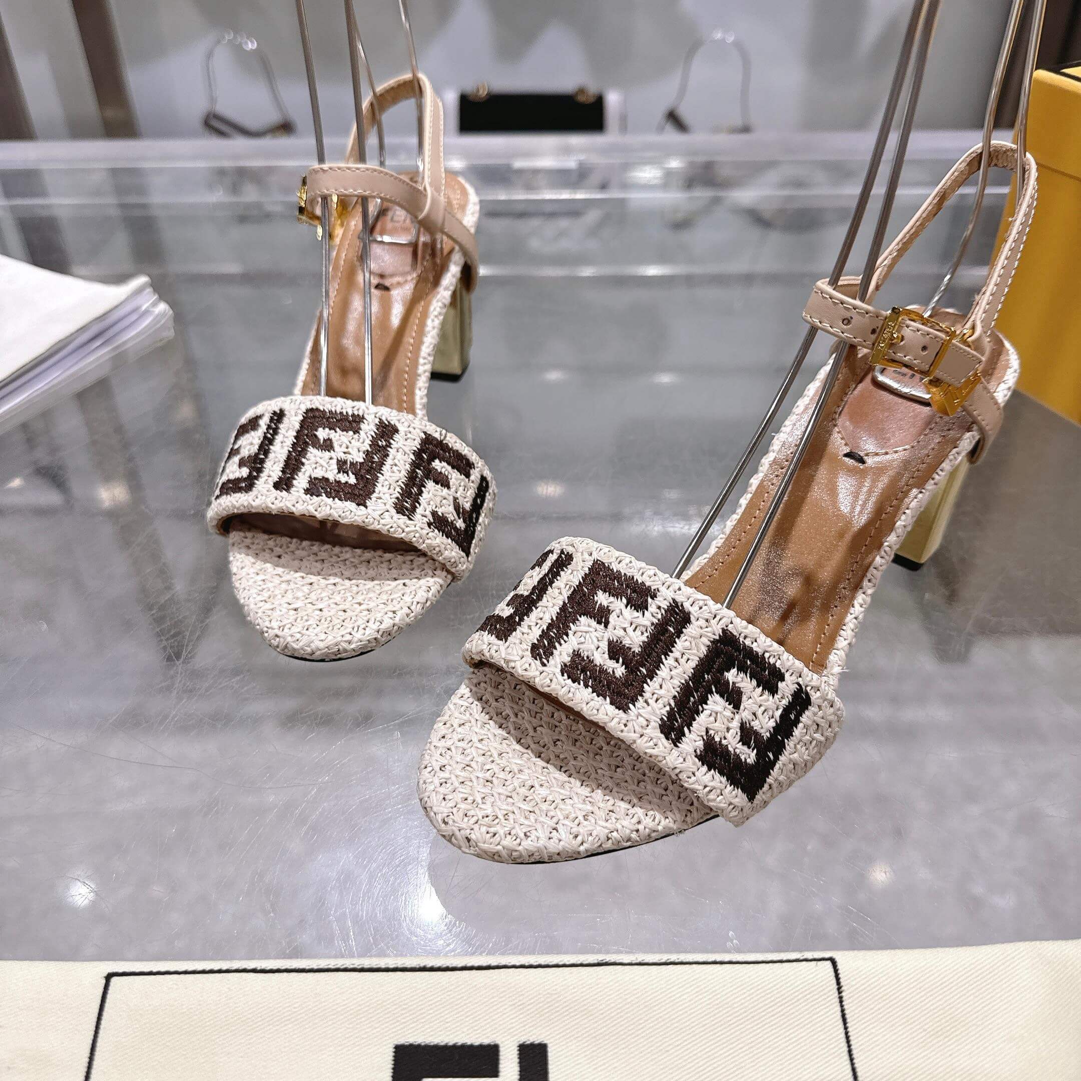 F**di FF high-heeled sandals