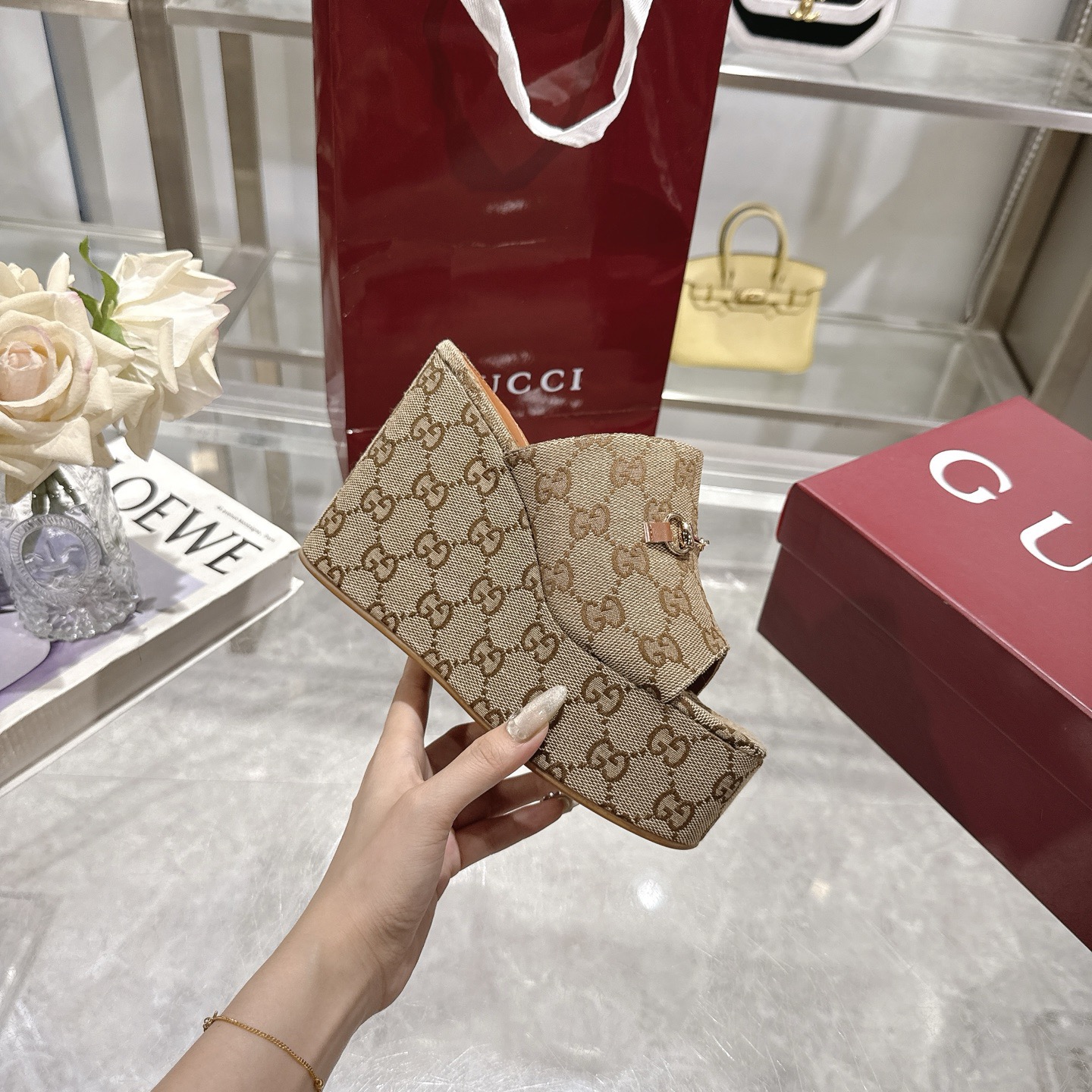 Gvc*1 Carmen wedge sandals(high-end grade)