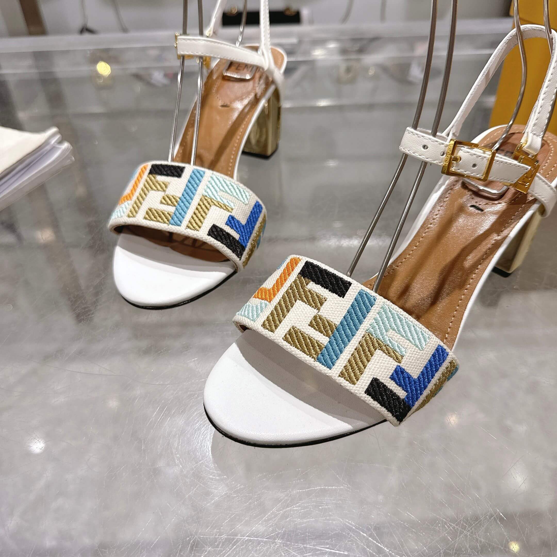 F**di FF high-heeled sandals