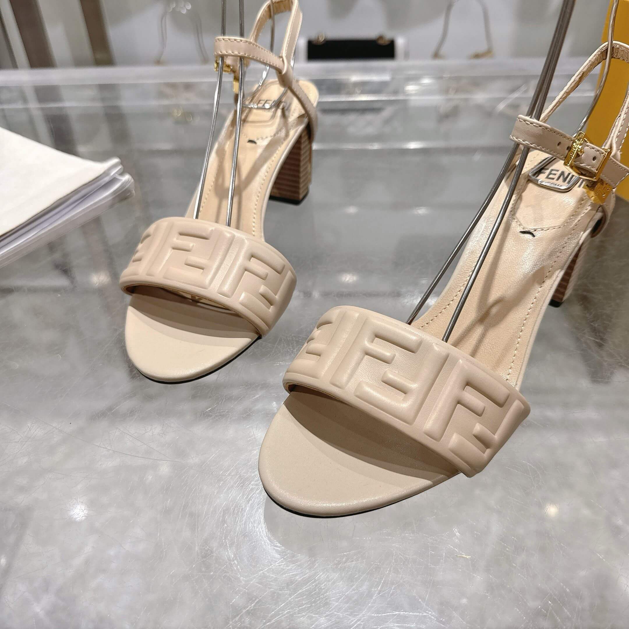 F**di FF high-heeled sandals