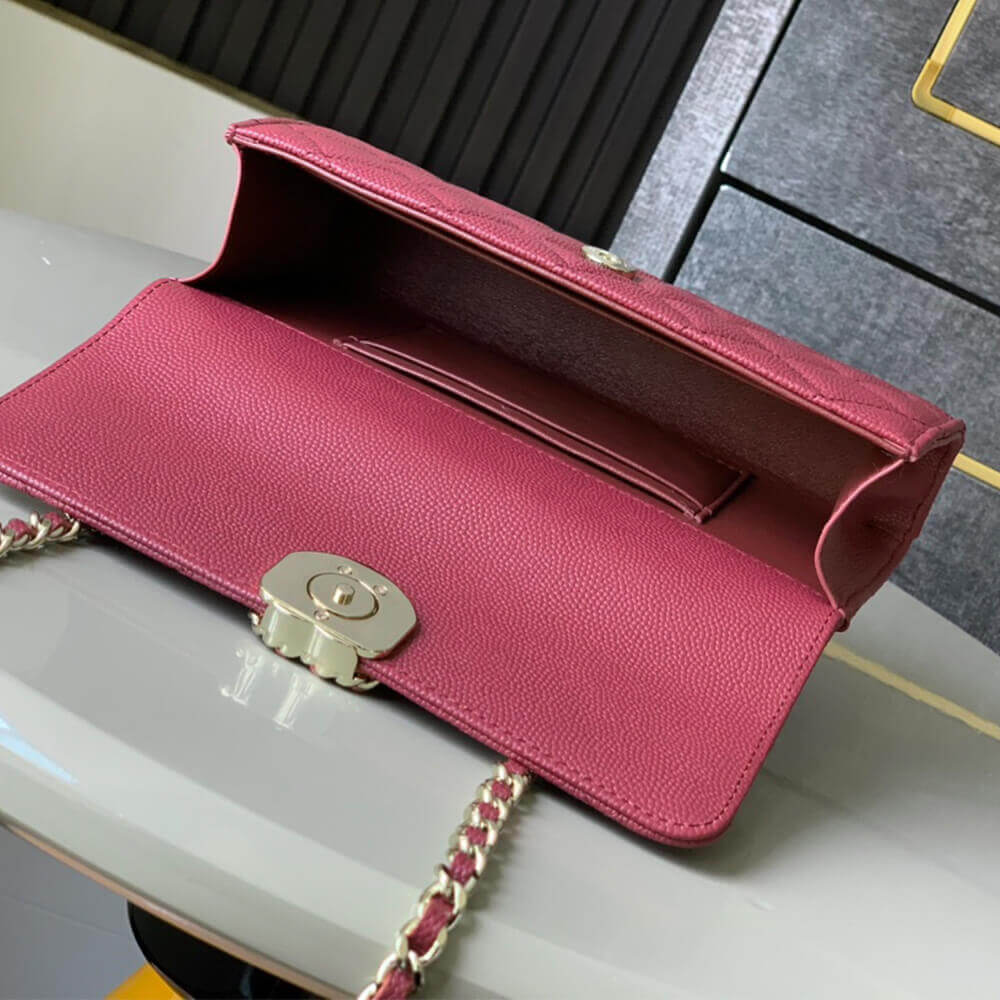 Ch**el Large Flap Bag With Top Handle(high-end grade)