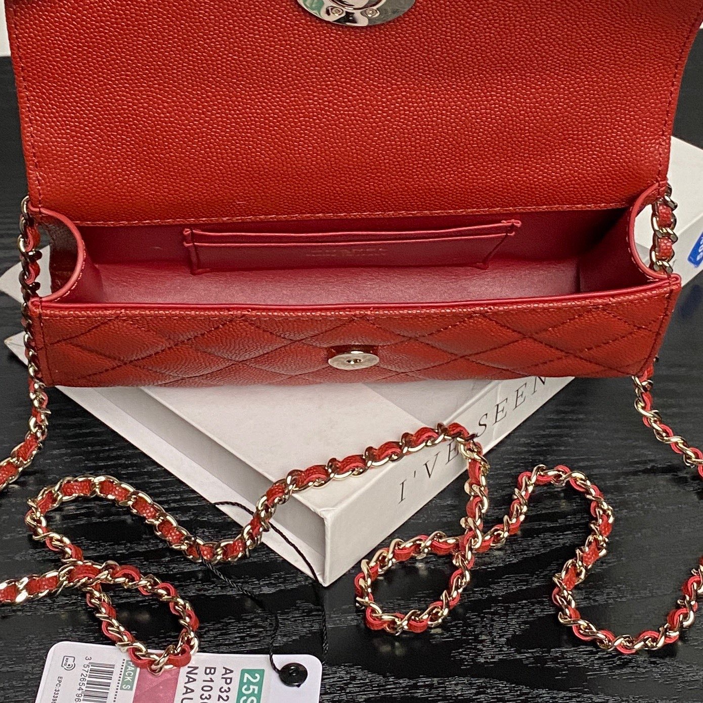 Ch**el Large Flap Bag With Top Handle(high-end grade)