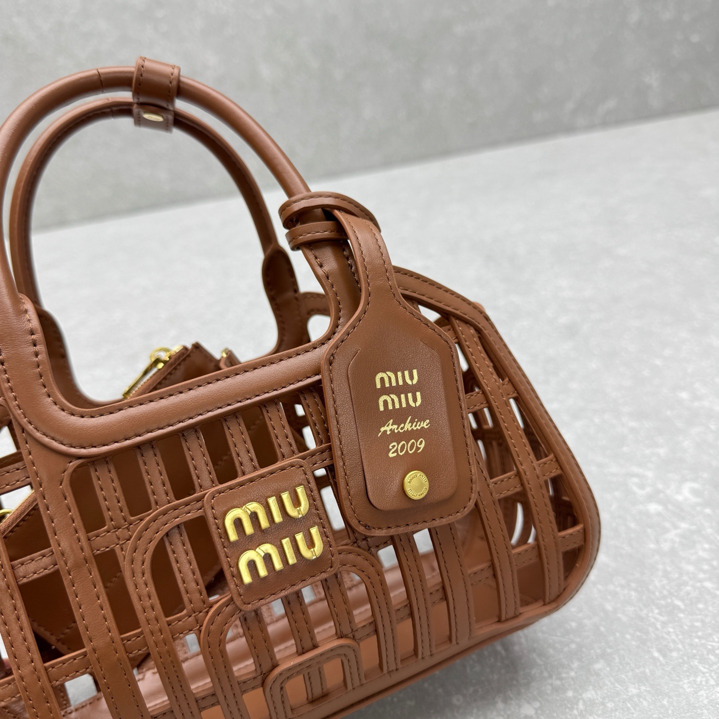 M1um1u Leather baskets(HIGH-END GRADE)