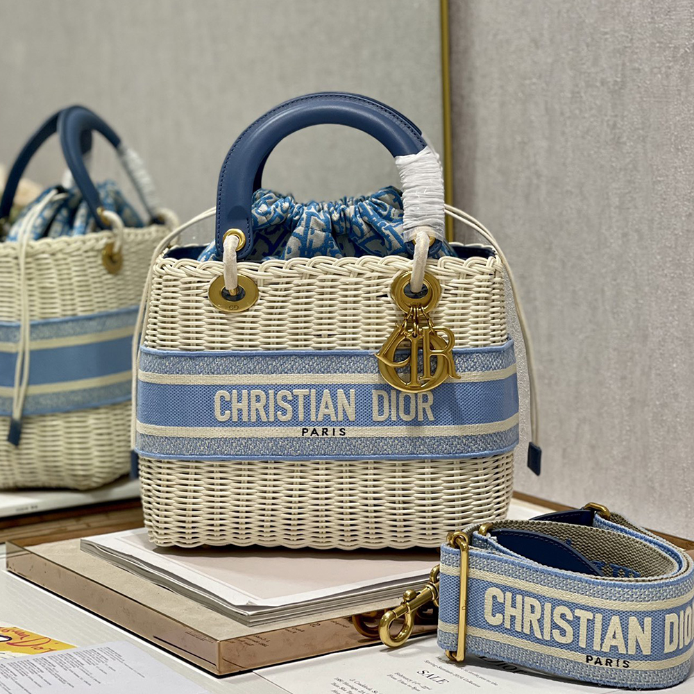 Lady D10r Wicker Bag(high-end grade)