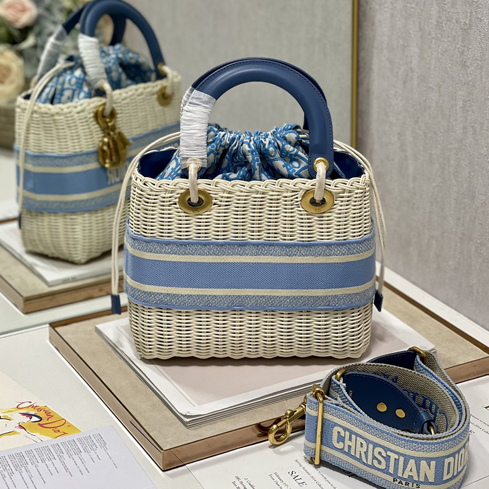 Lady D10r Wicker Bag(high-end grade)