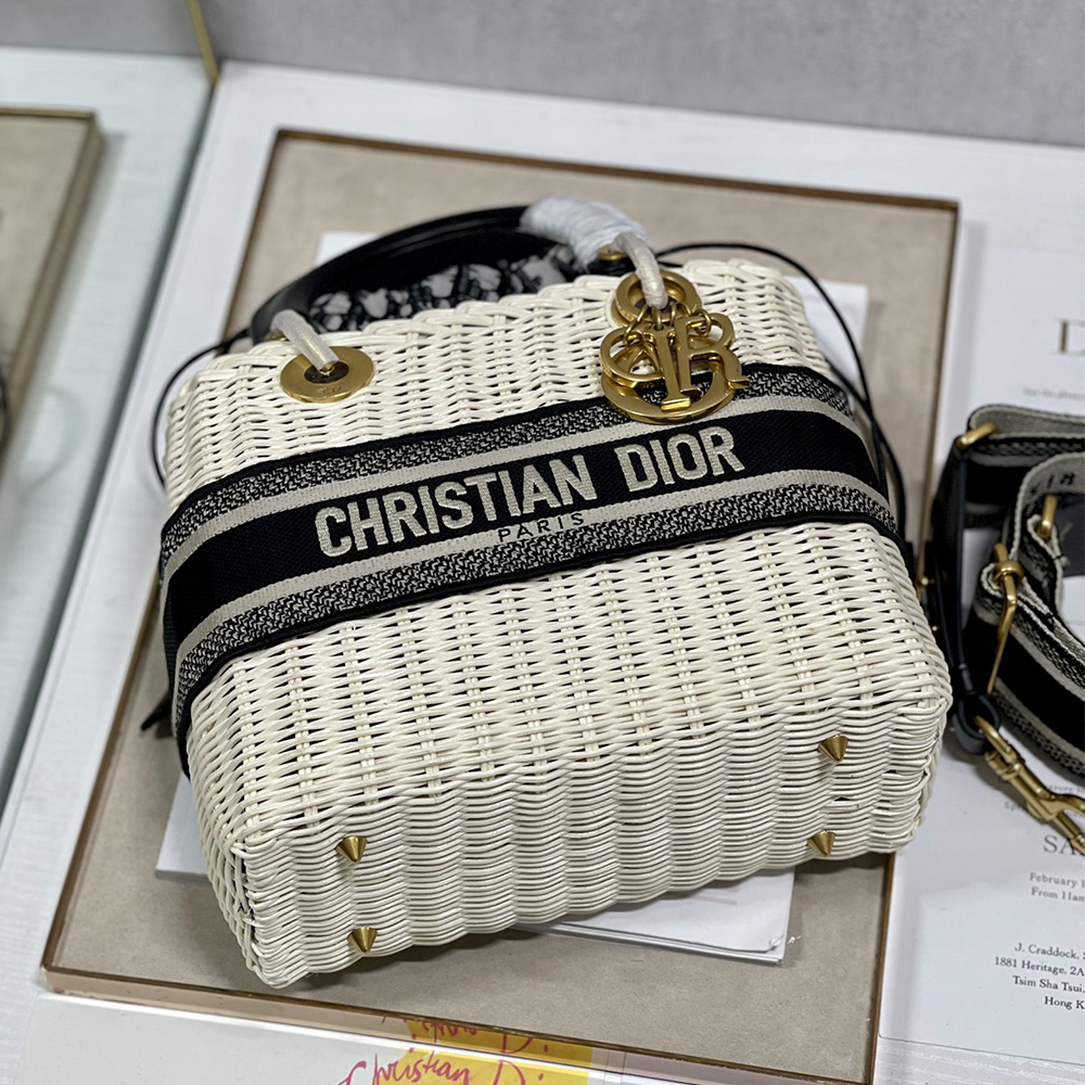 Lady D10r Wicker Bag(high-end grade)