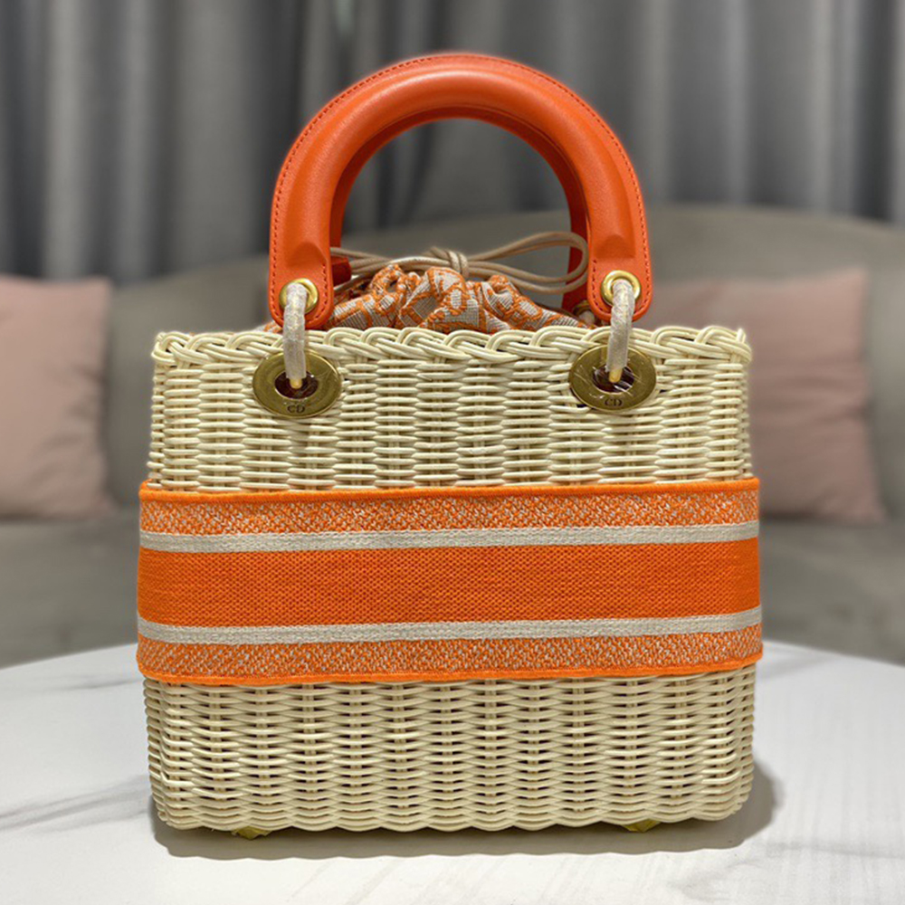 Lady D10r Wicker Bag(high-end grade)