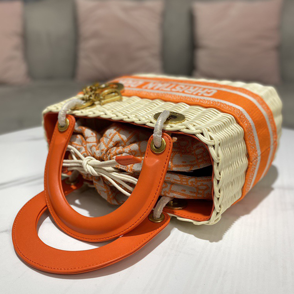 Lady D10r Wicker Bag(high-end grade)