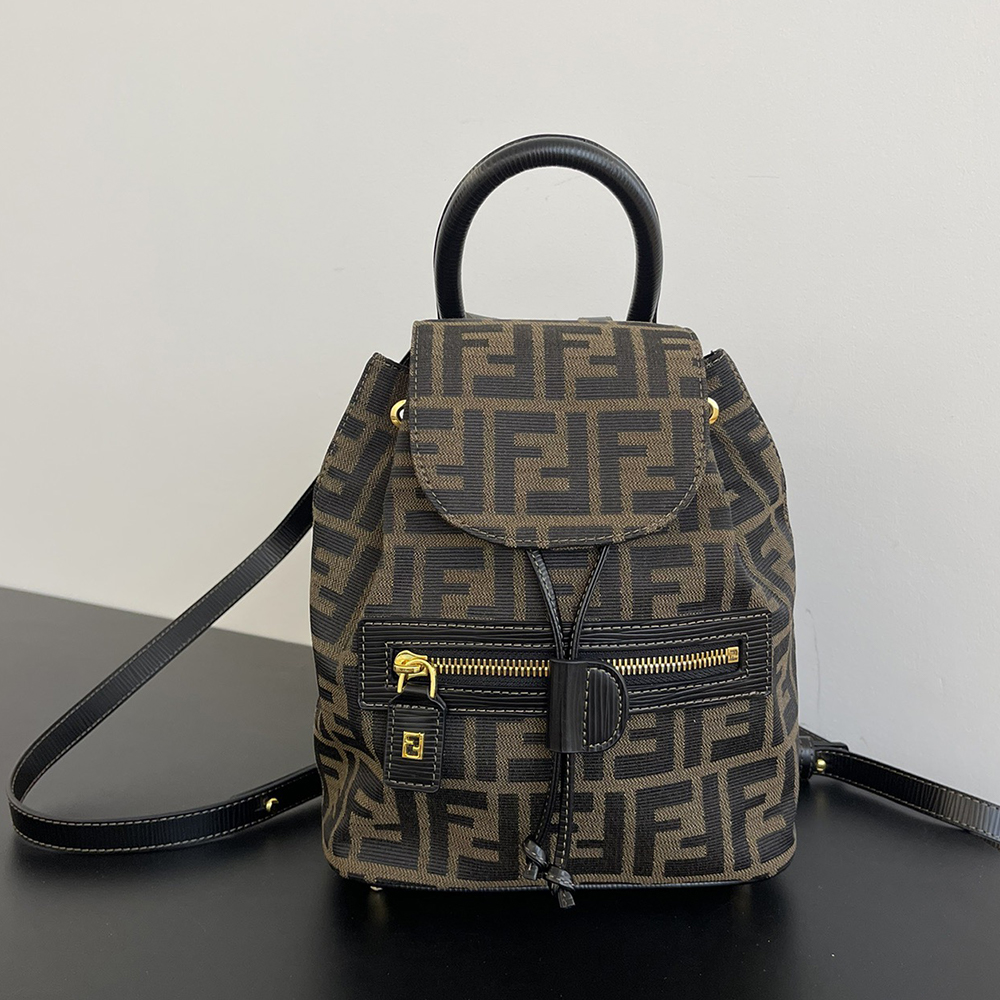 F**di Monogram Mini Backpack (HIGH-END GRADE)
