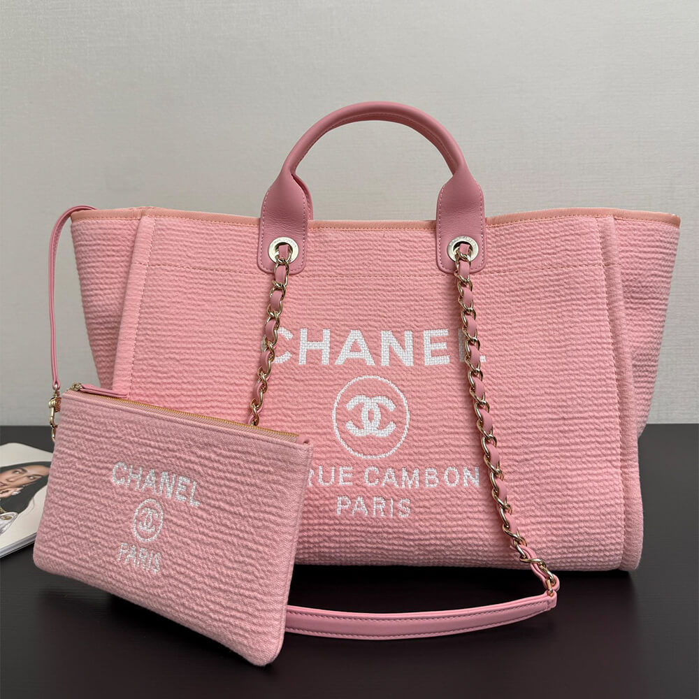 Ch**el Deauville Large Tote(HIGH-END GRADE)