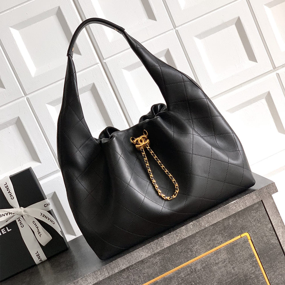 Ch**el LARGE HOBO BAG(HIGH-END GRADE)