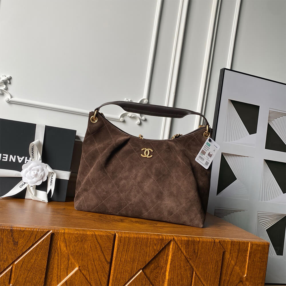 Ch**el MAXI HOBO BAG(HIGH-END GRADE)