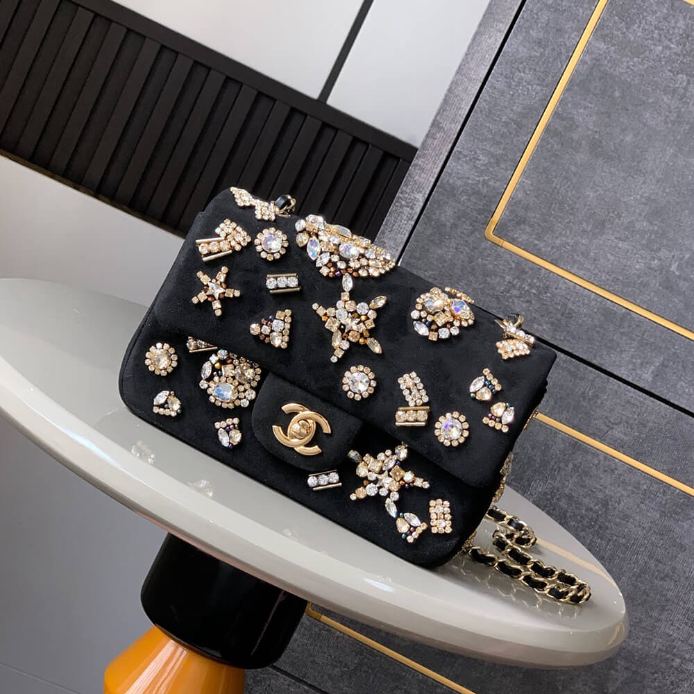Ch**el MINI FLAP HANDBAG(HIGH-END GRADE)