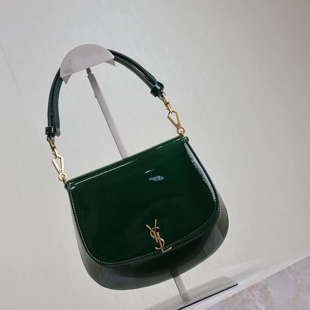 Y51 Mini VOLTAIRE TOP HANDLE bag in patent leather(HIGH-END GRADE)