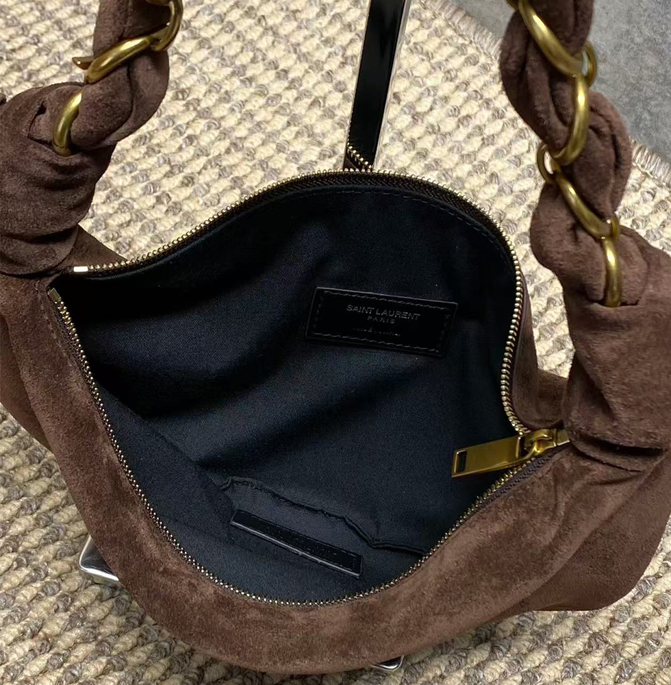 Y51 AMALIA Mini Lambskin Hobo Handbag(HIGH-END GRADE)