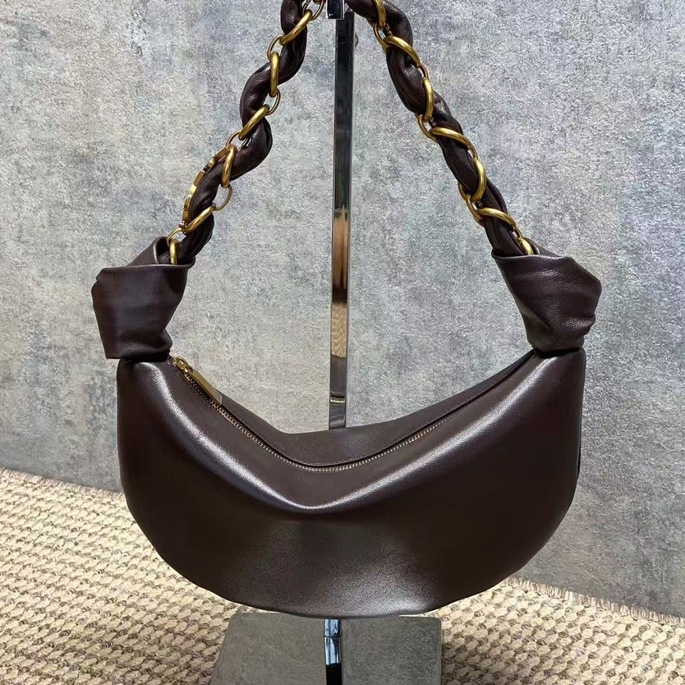 Y51 AMALIA Mini Lambskin Hobo Handbag(HIGH-END GRADE)