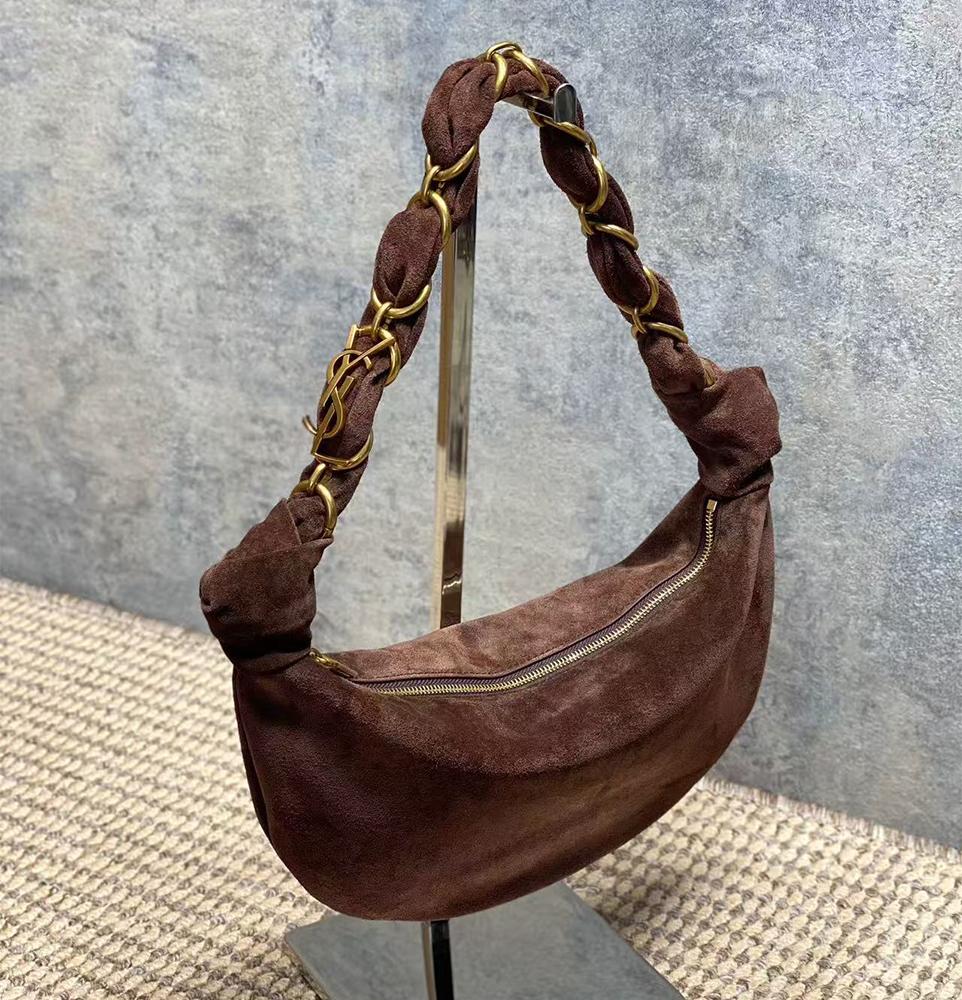 Y51 AMALIA Mini Lambskin Hobo Handbag(HIGH-END GRADE)