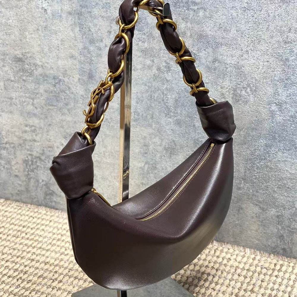 Y51 AMALIA Mini Lambskin Hobo Handbag(HIGH-END GRADE)