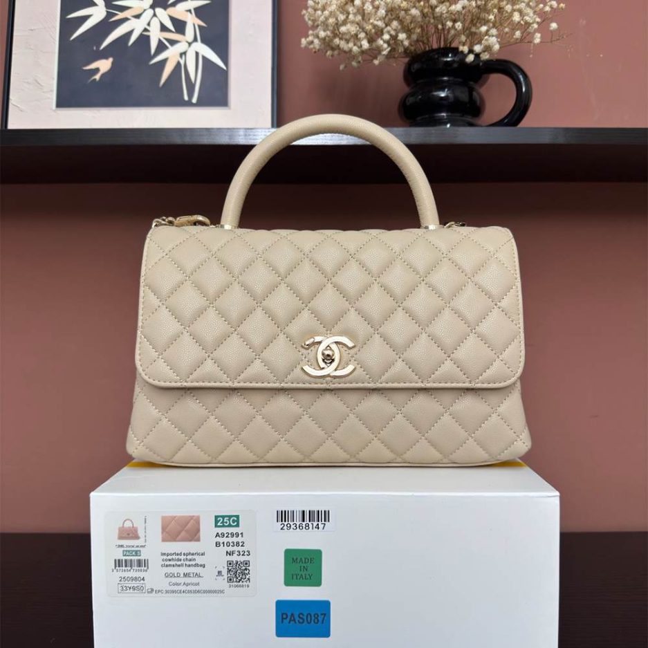Ch**el Large Coco Handle Flap Shoulder Bag