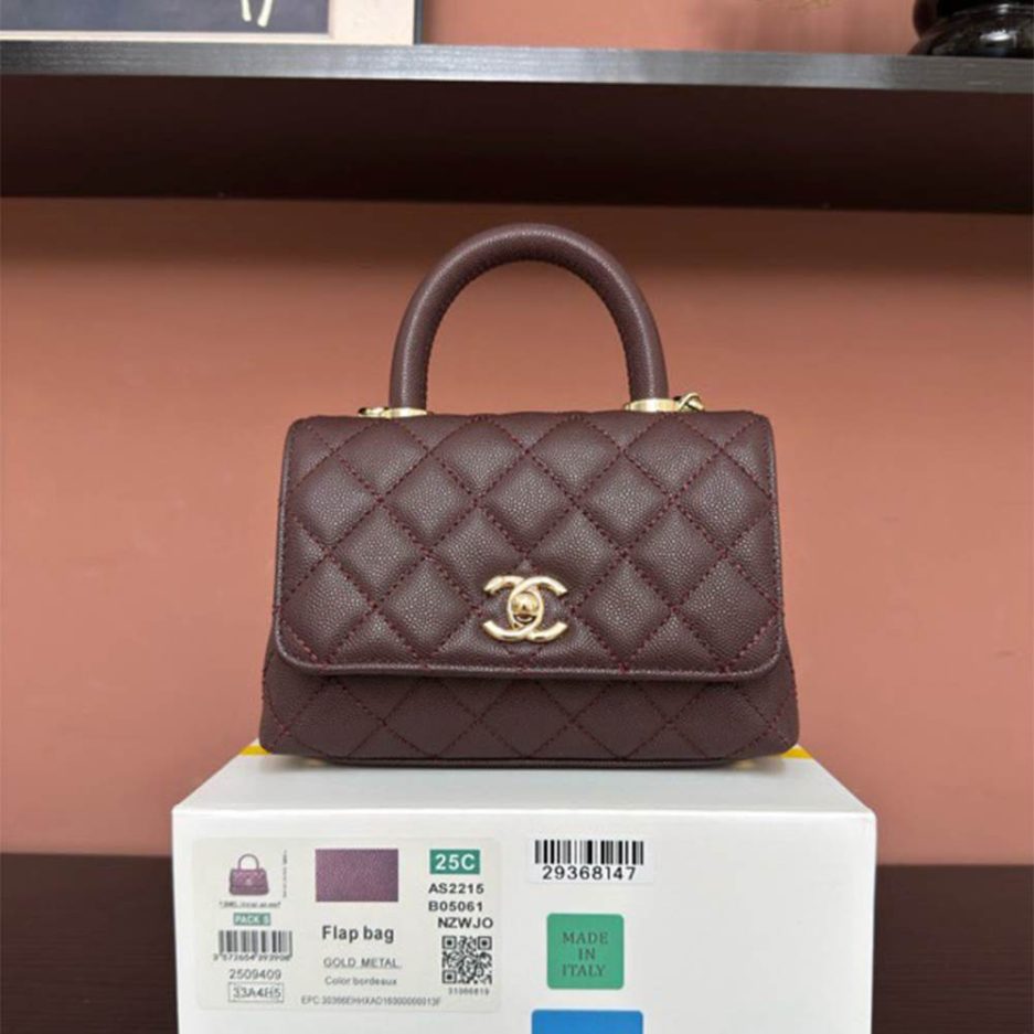 Ch**el Coco handle flap shoulder bag Mini