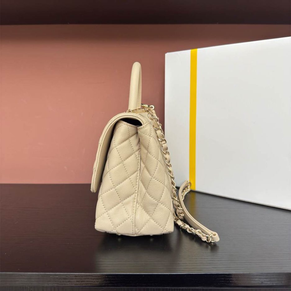 Ch**el Large Coco Handle Flap Shoulder Bag
