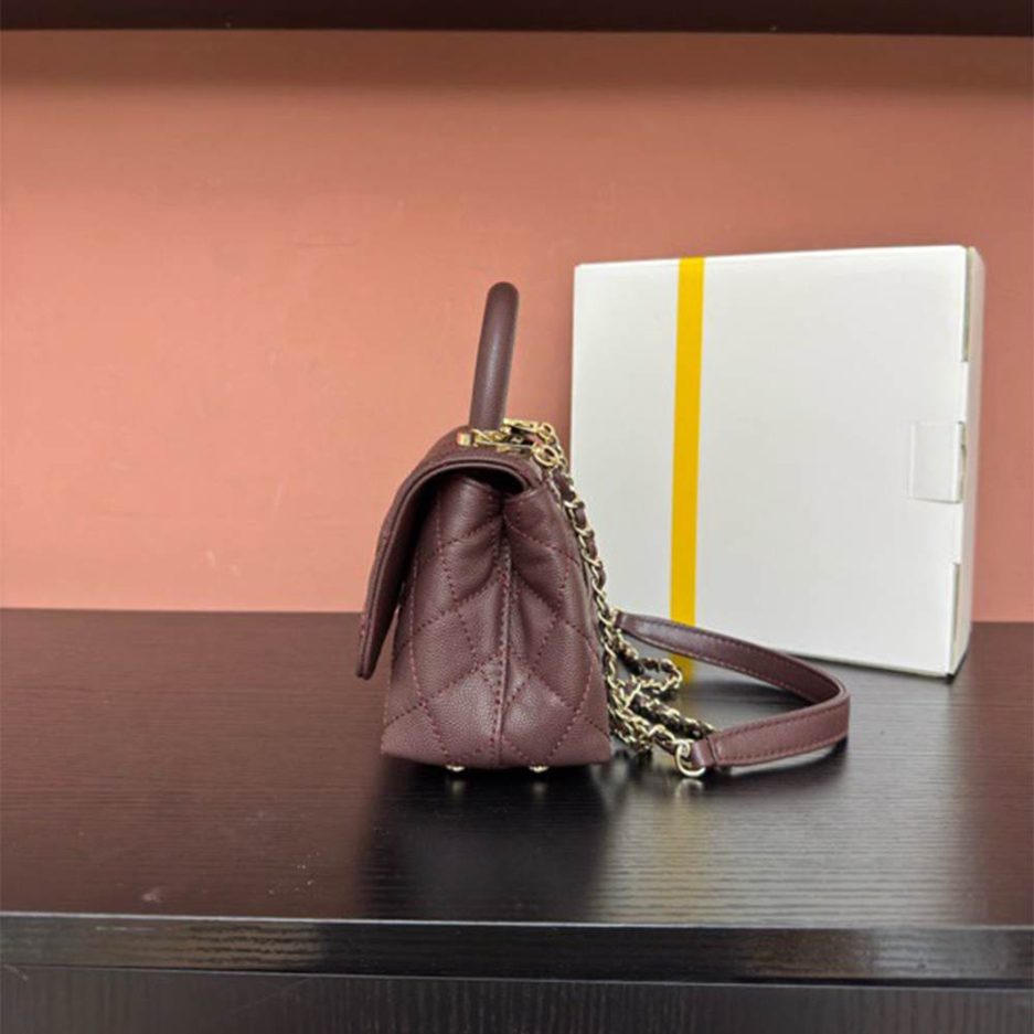 Ch**el Coco handle flap shoulder bag Mini
