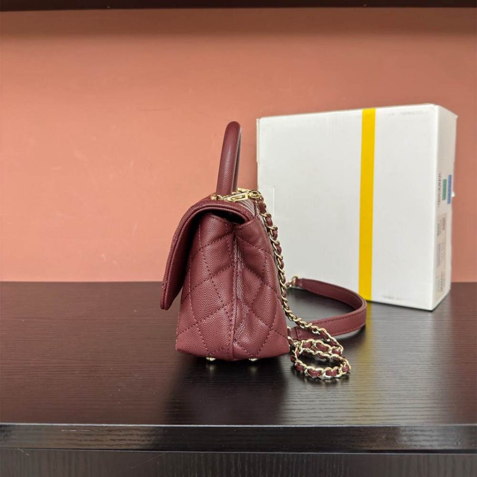 Ch**el Coco handle flap shoulder bag Mini
